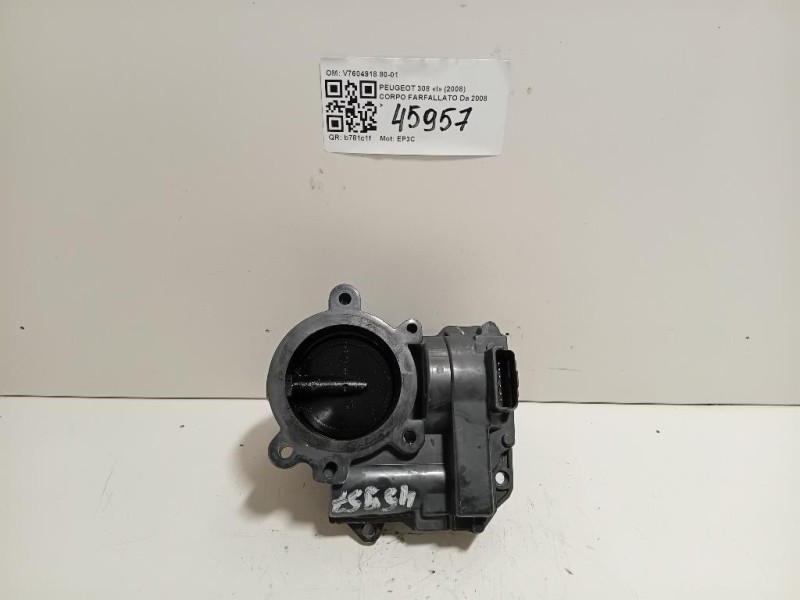 Corpo Farfallato V7604918 80-01 Peugeot 308 I 2008
