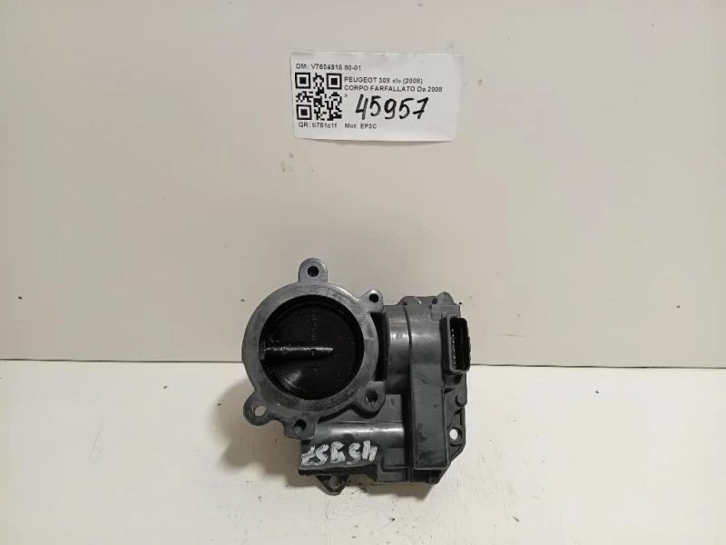 Corpo Farfallato V7604918 80-01 Peugeot 308 I 2008