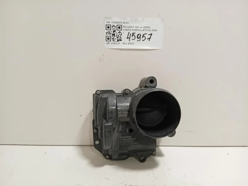 Corpo Farfallato V7604918 80-01 Peugeot 308 I 2008