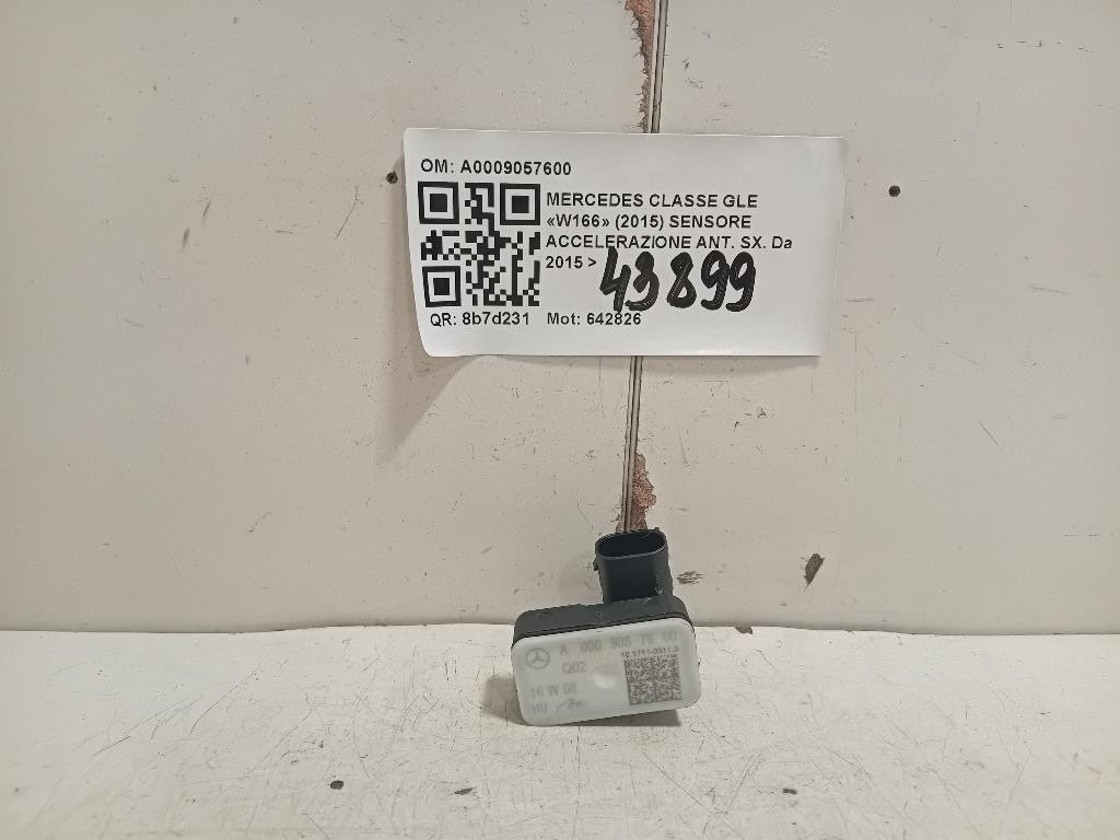 Sensore Accelerazione ANT SX A0009057600 Mercedes Classe GLE W166 2015