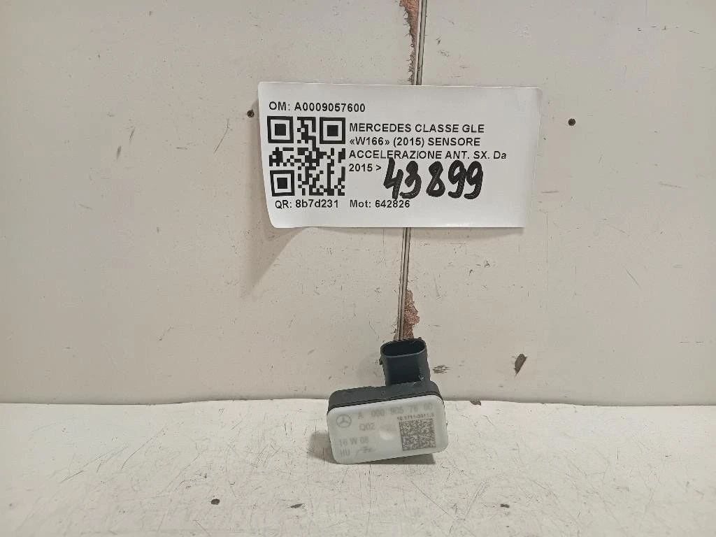 Sensore Accelerazione ANT SX A0009057600 Mercedes Classe GLE W166 2015