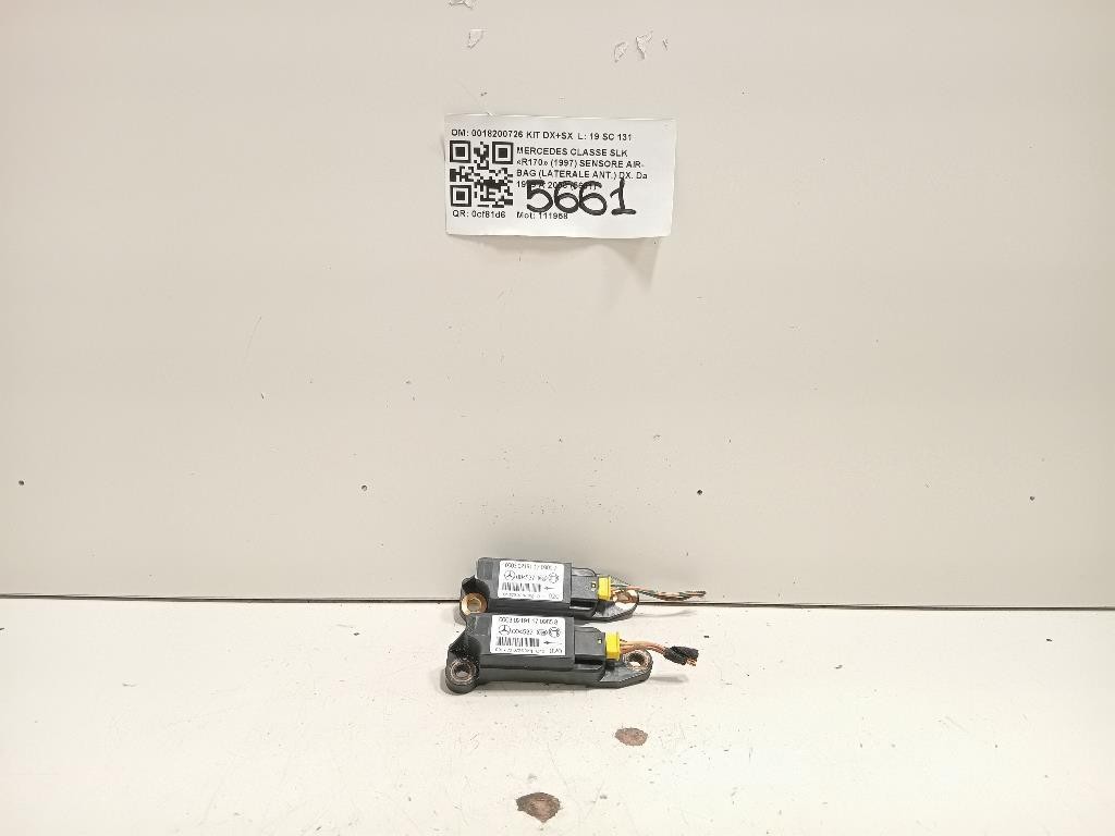 Sensore Air-bag Laterale ANT DX 0018200726 KIT DX+SX Mercedes Classe SLK R170 1997