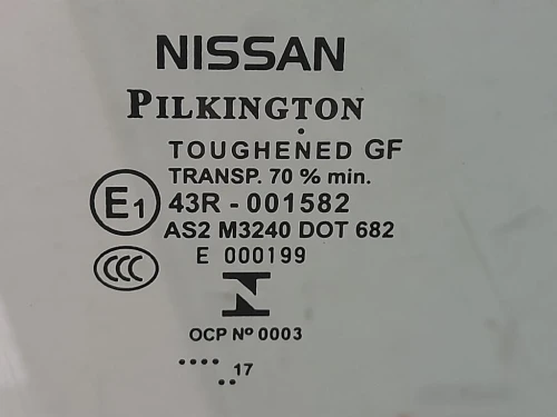 Cristallo Fiancata ANT DX AS2M3240DOT682 Nissan Qashqai I 2010