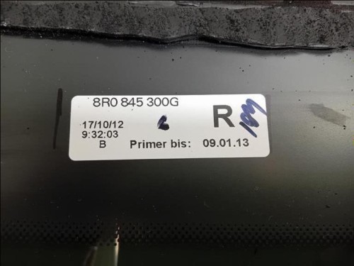Cristallo Fisso Parafango POST DX 8R0845300ENVB 8R0845300G Audi Q5 8RB 2012