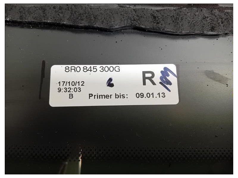 Cristallo Fisso Parafango POST DX 8R0845300ENVB 8R0845300G Audi Q5 8RB 2012