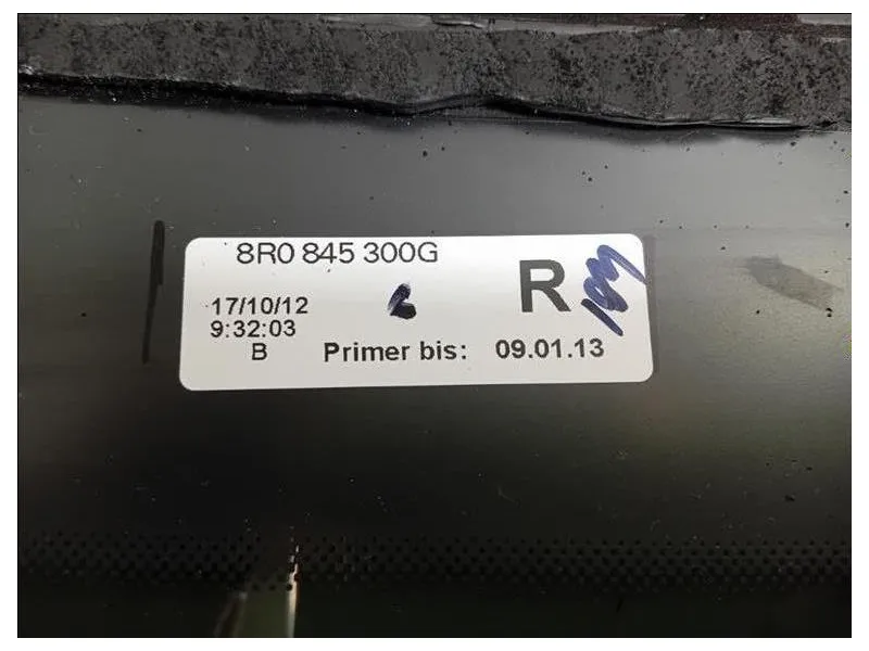 Cristallo Fisso Parafango POST DX 8R0845300ENVB 8R0845300G Audi Q5 8RB 2012