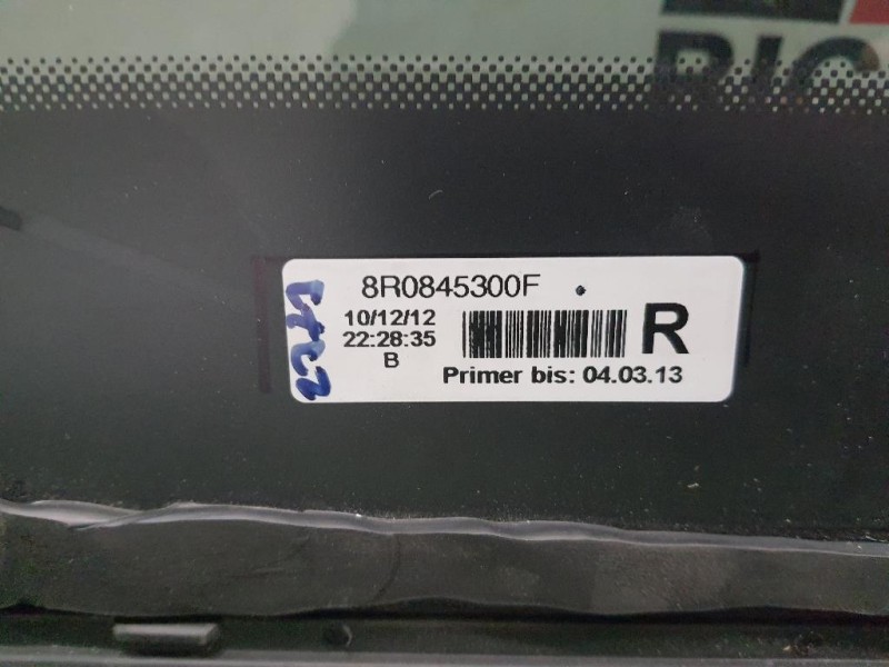 Cristallo Fisso Parafango POST DX 8R0845300F Audi Q5 8RB 2012