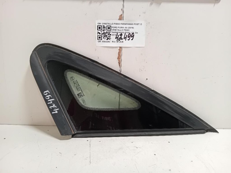 Cristallo Fisso Parafango POST DX 2420032 Ford PUMA II 2019