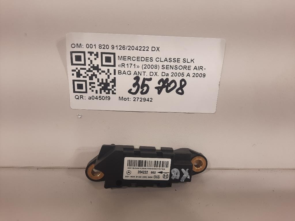 Sensore Air-bag ANT DX 001 820 9126204222 DX Mercedes Classe SLK R171 2008