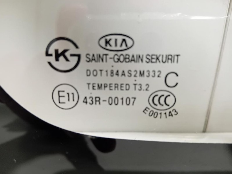 Cristallo Fisso Parafango POST DX VETRO CRISTALLO Kia RIO III 2012