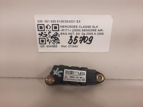 Sensore Air-bag ANT SX 001 820 9126204221 SX Mercedes Classe SLK R171 2008