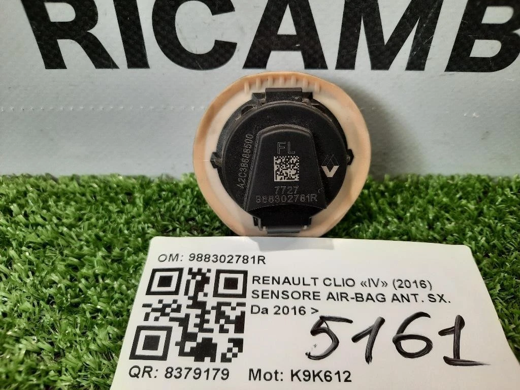 Sensore Air-bag ANT SX 988302781R Renault CLIO IV 2016