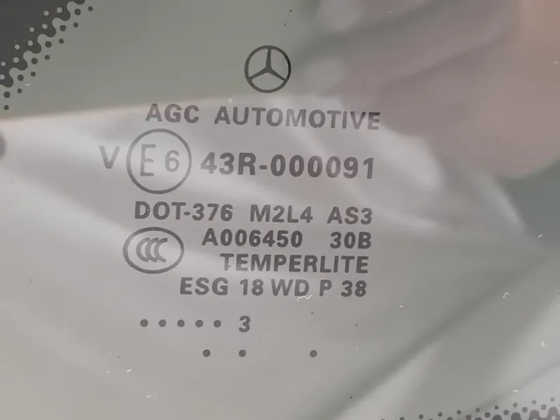 Cristallo Fisso Parafango POST DX 16624122 Mercedes Classe ML W166 2012