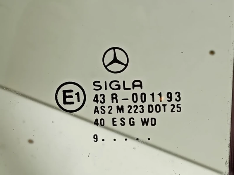 Cristallo Fisso Parafango POST DX A1706700410 Mercedes Classe SLK R170 1997