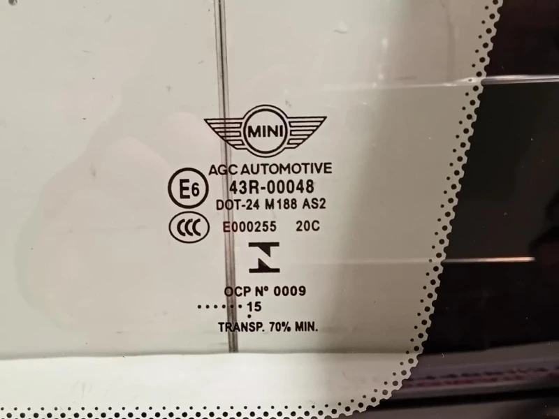 Cristallo Fisso Parafango POST DX 43R-00048 Mini MINI ONE F55 2014