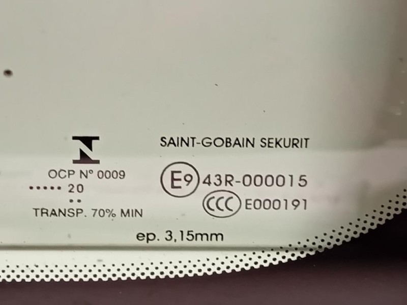 Cristallo Fisso Parafango POST DX CRISTALLO FISSO PARAFANGO POST DX Opel Combo E 2018