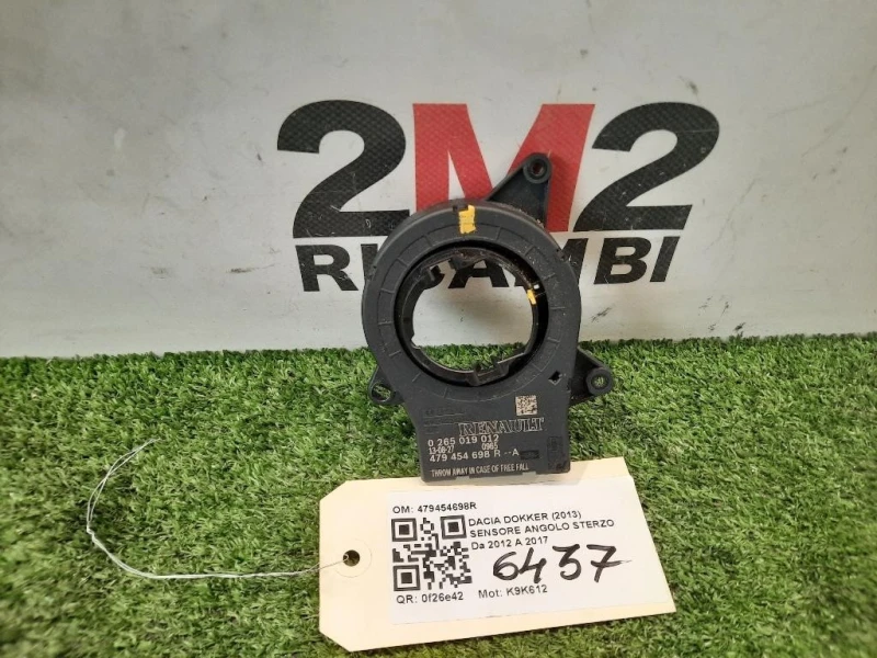 Sensore Angolo Sterzo 479454698R Dacia Dokker 2013