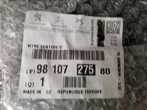 Cristallo Fisso Parafango POST DX 9810727580 Peugeot 3008 II 2016