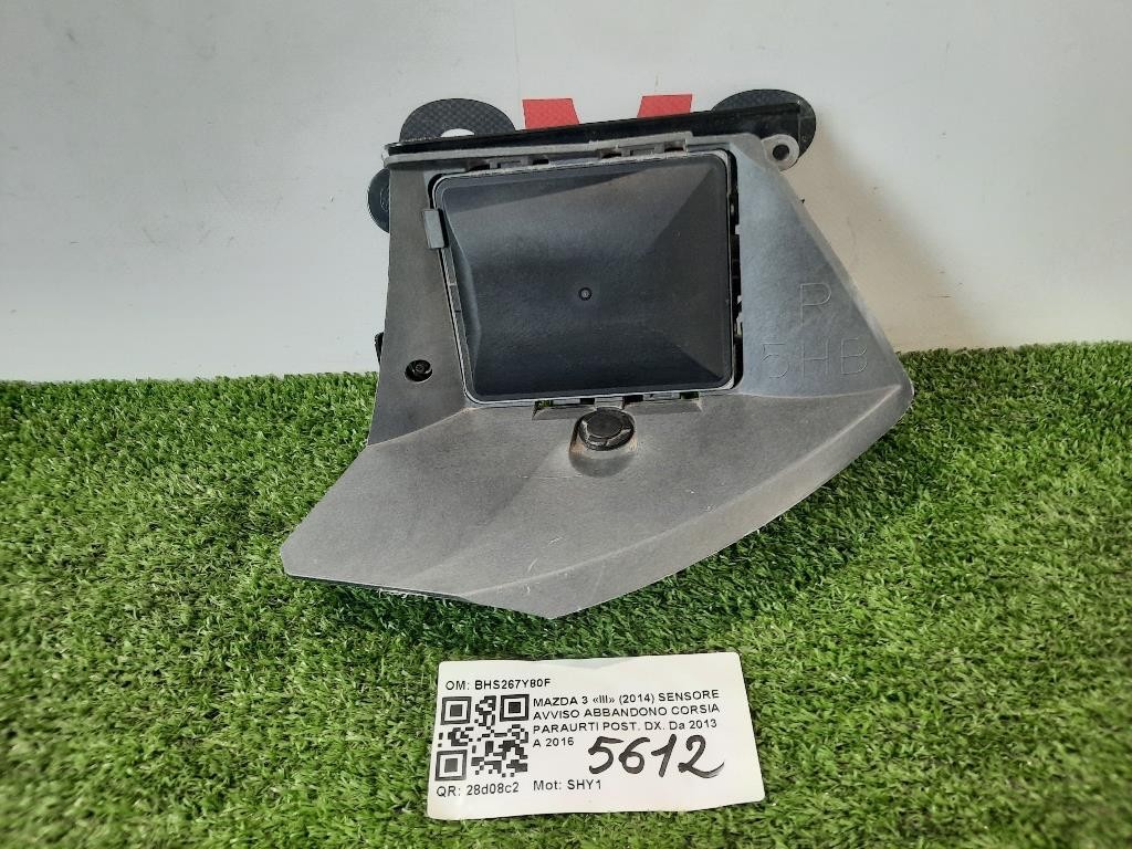 Sensore Avviso Abbandono Corsia Paraurti POST DX BHS267Y80F RADAR Mazda 3 III 2014