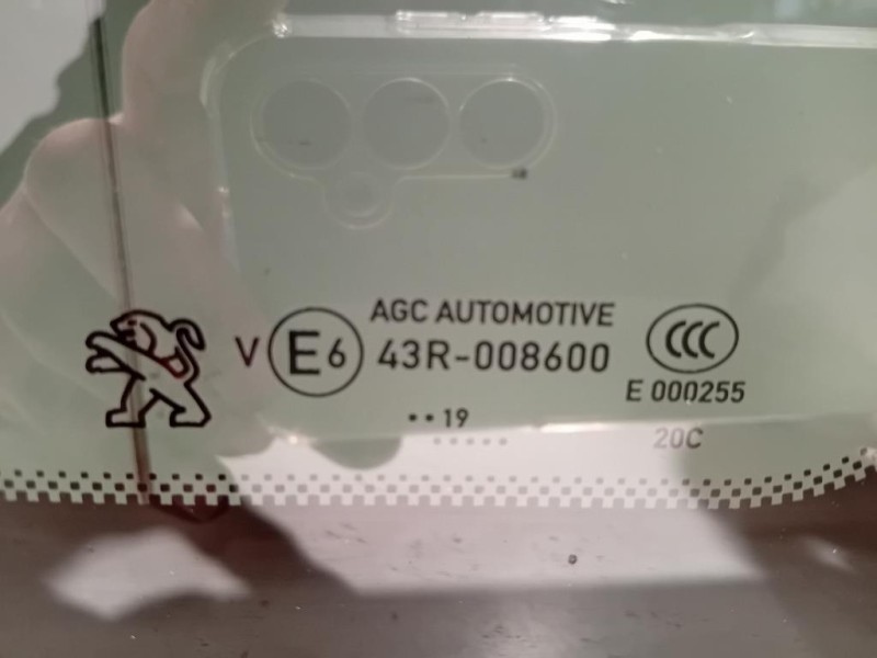 Cristallo Fisso Parafango POST DX 9810727580 Peugeot 3008 II 2016