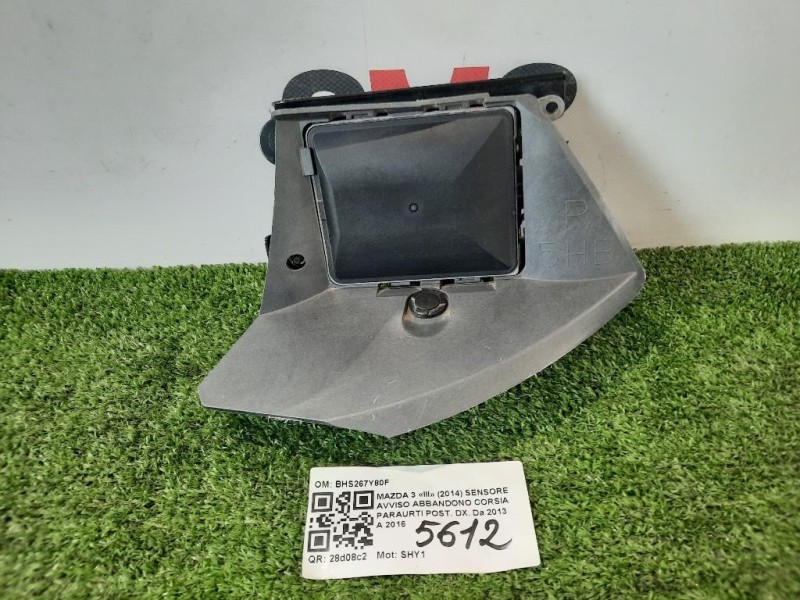 Sensore Avviso Abbandono Corsia Paraurti POST DX BHS267Y80F RADAR Mazda 3 III 2014