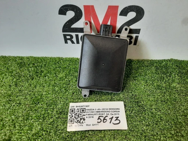 Sensore Avviso Abbandono Corsia Paraurti POST SX BHS267Y90F Mazda 3 III 2014