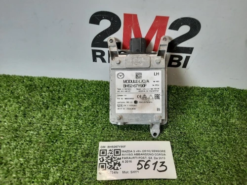 Sensore Avviso Abbandono Corsia Paraurti POST SX BHS267Y90F Mazda 3 III 2014
