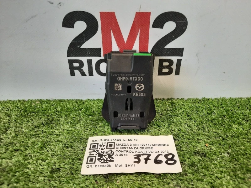 Sensore DI Distanza Cruise Control Adattivo GHP9-67XD0 Mazda 3 III 2014