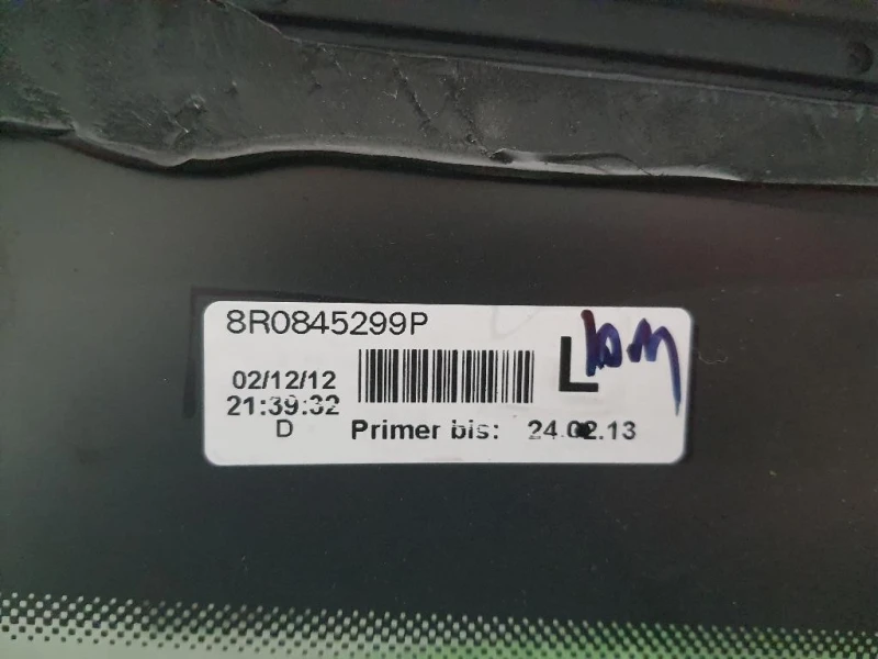 Cristallo Fisso Parafango POST SX 8R0845299P Audi Q5 8RB 2012