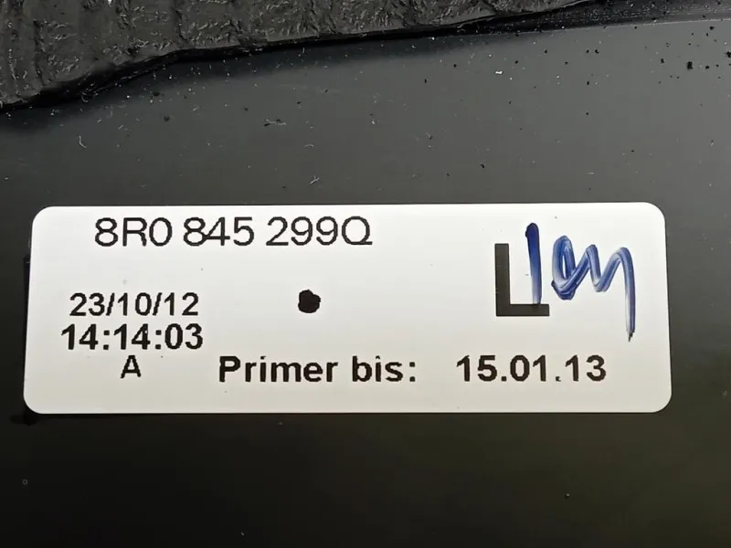 Cristallo Fisso Parafango POST SX 8R0845299AANVB 8R0845299Q Audi Q5 8RB 2012