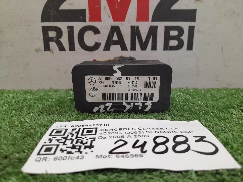 Sensore ESP A0055429718 Mercedes Classe CLK C209 2003