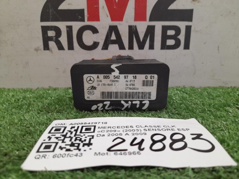 Sensore ESP A0055429718 Mercedes Classe CLK C209 2003