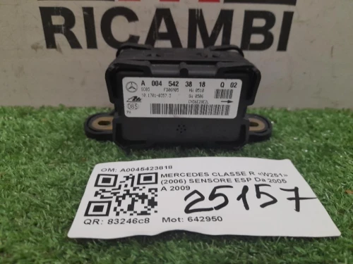 Sensore ESP A0045423818 Mercedes Classe R W251 2006
