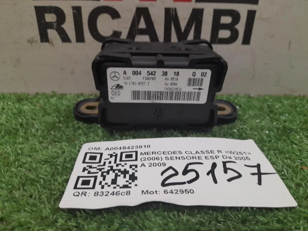 Sensore ESP A0045423818 Mercedes Classe R W251 2006