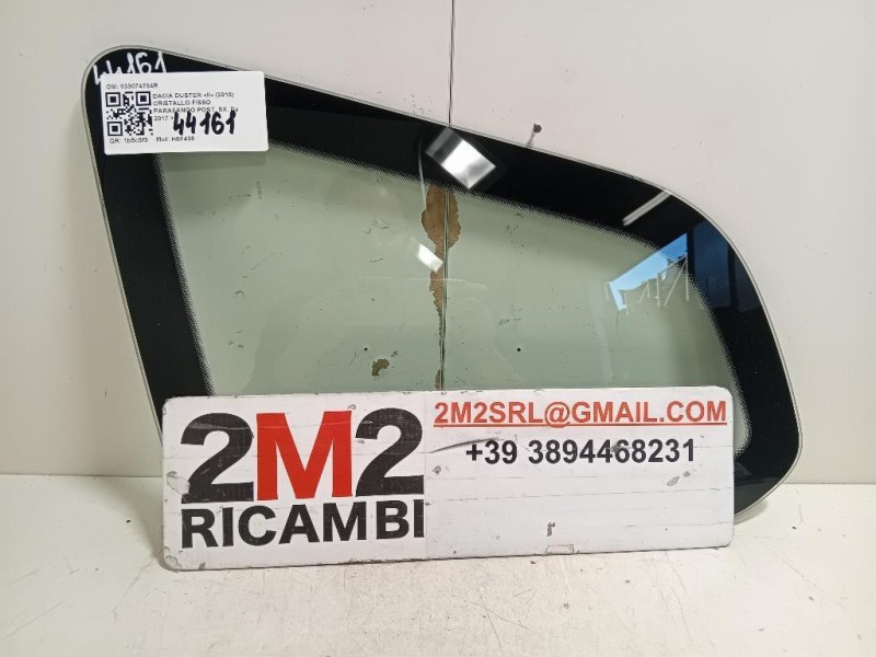 Cristallo Fisso Parafango POST SX 833074784R Dacia Duster II 2018