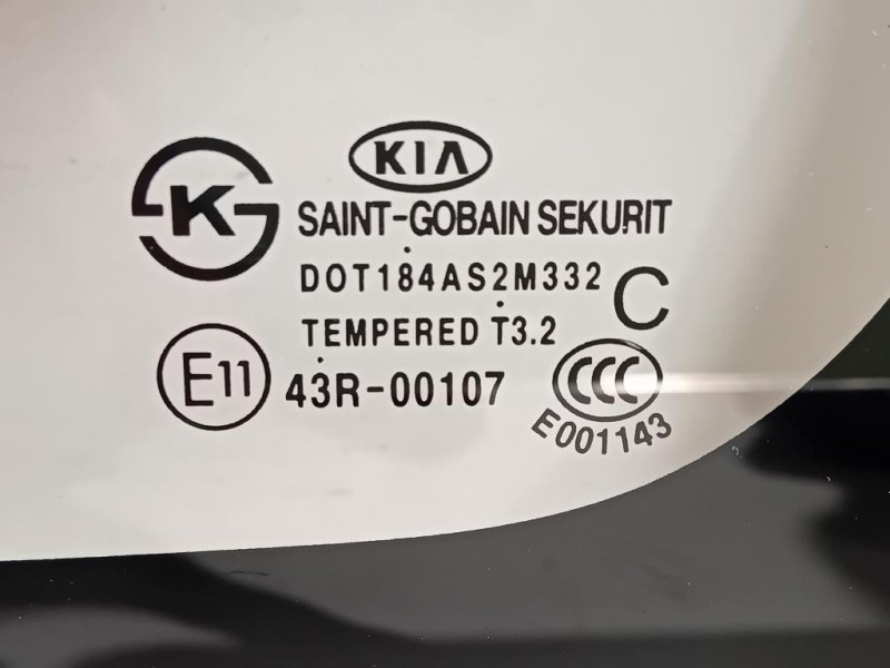 Cristallo Fisso Parafango POST SX VETRO CRISTALLO Kia RIO III 2012