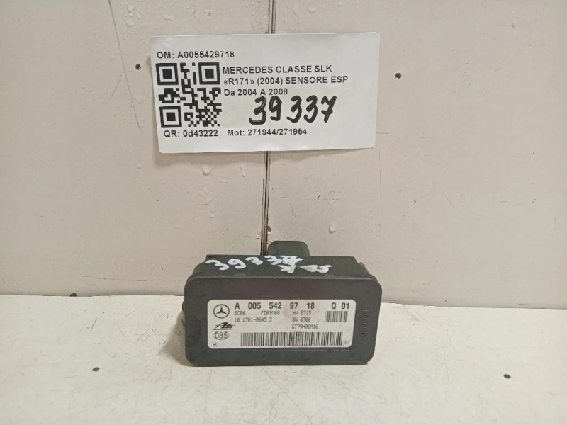 Sensore ESP A0055429718 Mercedes Classe SLK R171 2004