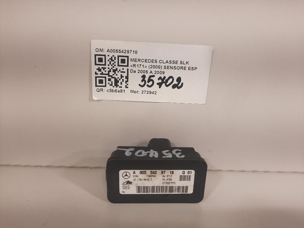 Sensore ESP A0055429718 Mercedes Classe SLK R171 2008