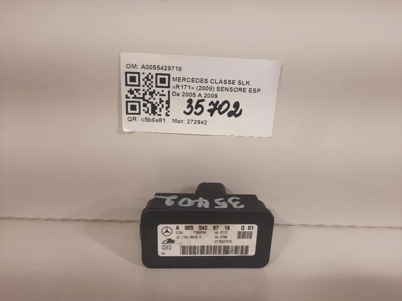 Sensore ESP A0055429718 Mercedes Classe SLK R171 2008