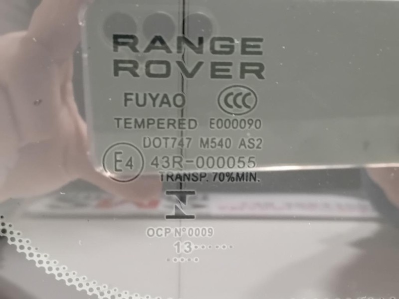 Cristallo Fisso Parafango POST SX Land Rover Range Rover Evoque I 2011