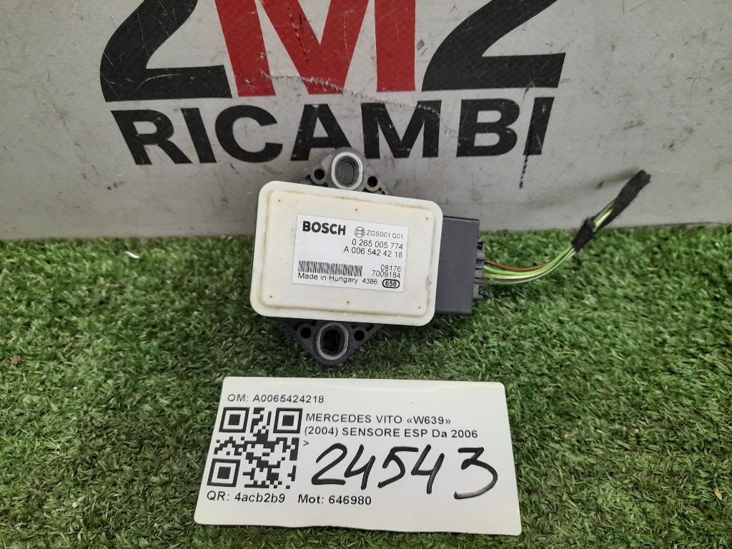 Sensore ESP A0065424218 Mercedes VITO W639 2004
