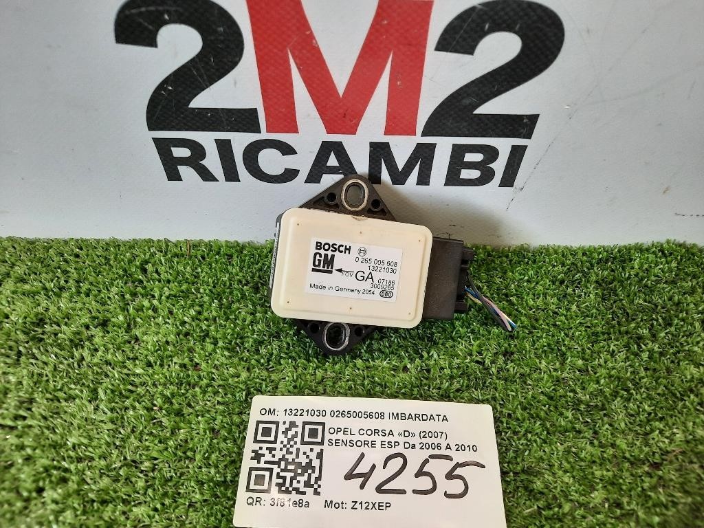 Sensore ESP 13221030 0265005608 SENSORE IMBARDATA Opel Corsa D 2007