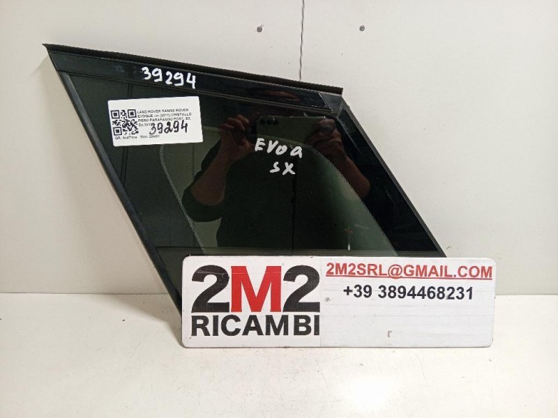 Cristallo Fisso Parafango POST SX LR027371 Land Rover Range Rover Evoque I 2011