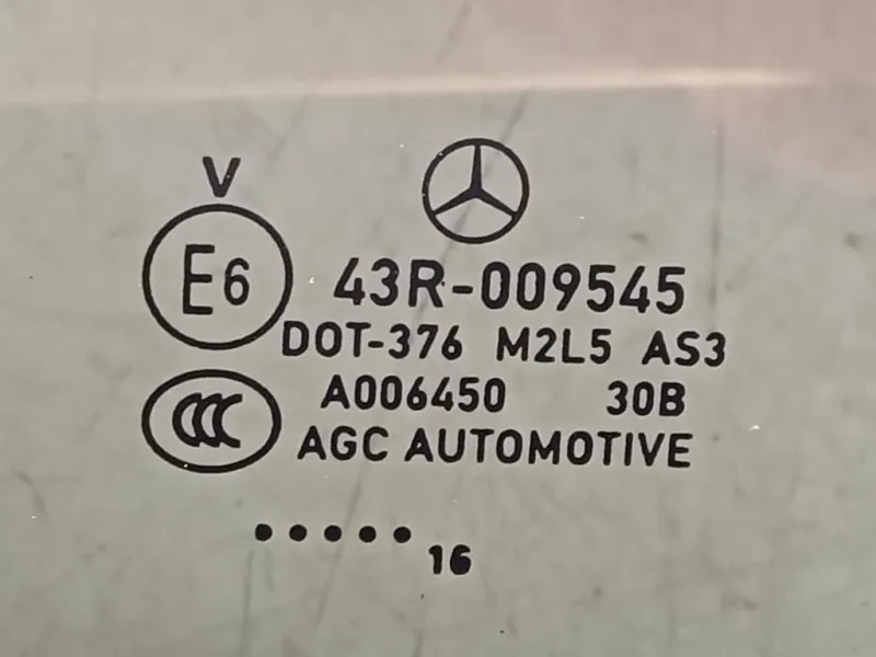 Cristallo Fisso Parafango POST SX A2926702100 Mercedes Classe GLE W166 2015