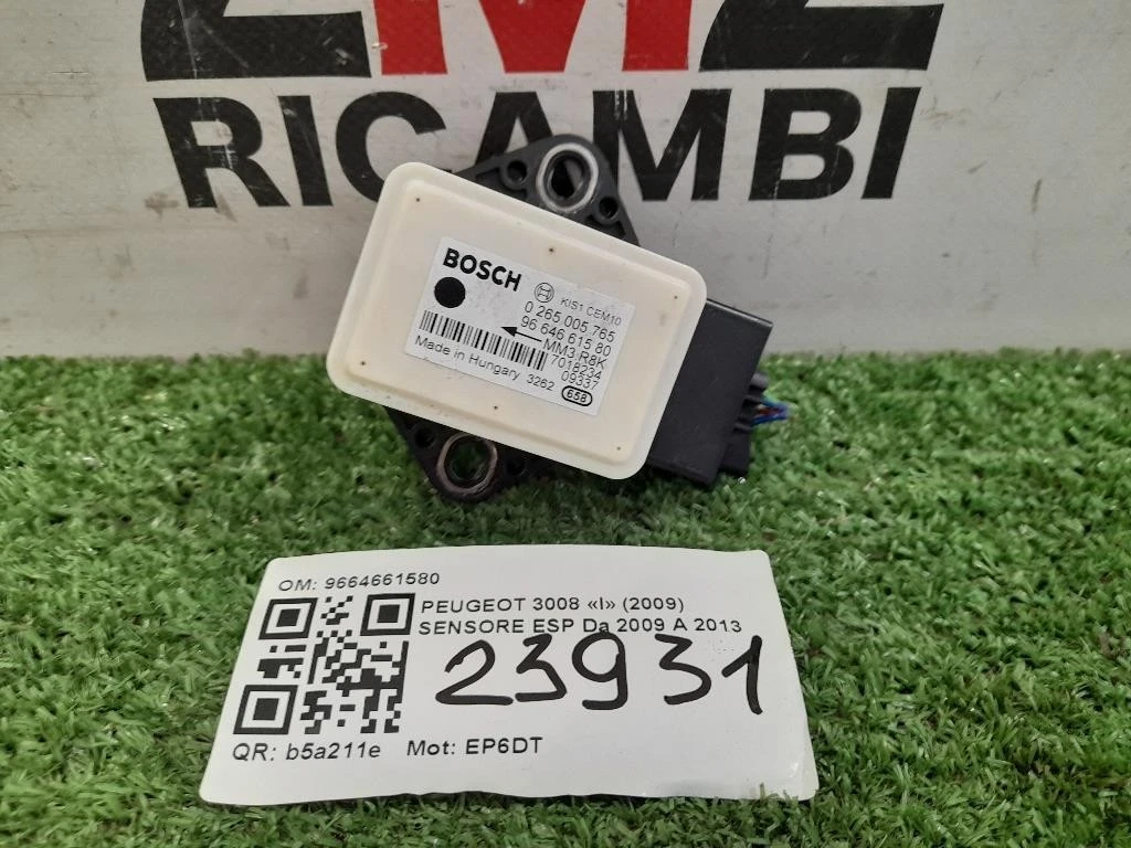 Sensore ESP 9664661580 Peugeot 3008 I 2009