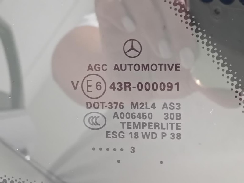 Cristallo Fisso Parafango POST SX 16623125 Mercedes Classe ML W166 2012