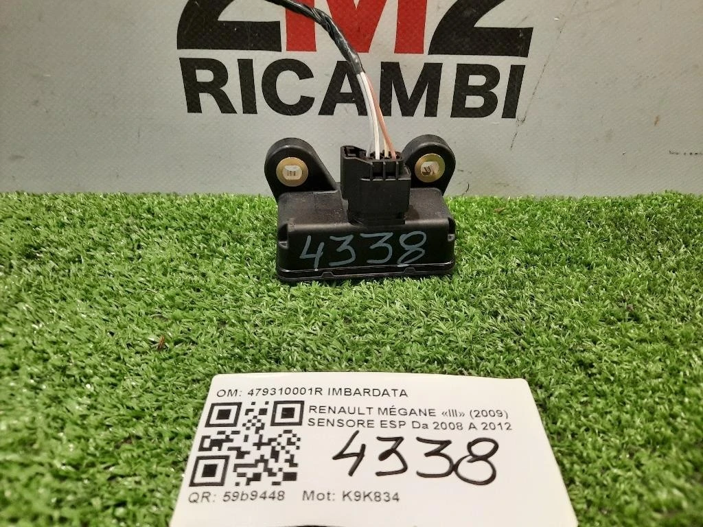 Sensore ESP 479310001R IMBARDATA Renault Mégane III 2009