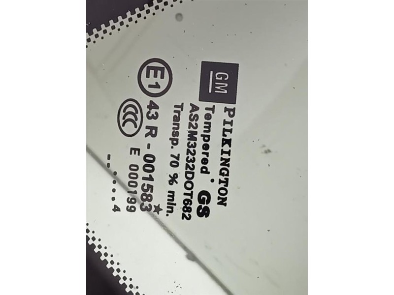 Cristallo Fisso Parafango POST SX CRISTALLO PARAFANGO POST SX Opel Astra J 2012