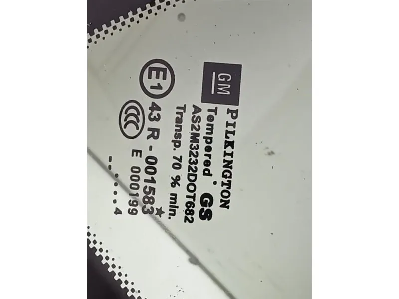 Cristallo Fisso Parafango POST SX CRISTALLO PARAFANGO POST SX Opel Astra J 2012