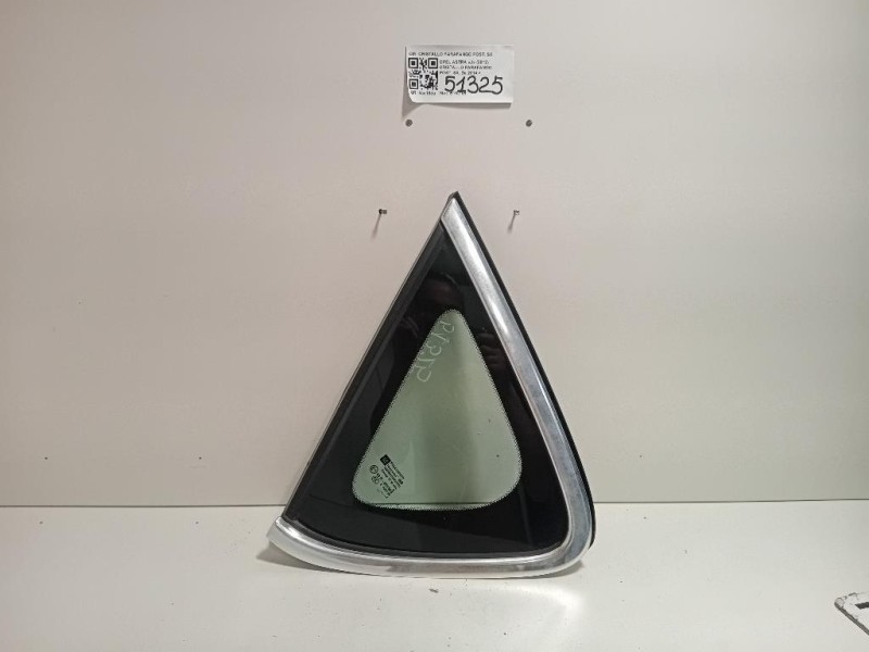 Cristallo Fisso Parafango POST SX CRISTALLO PARAFANGO POST SX Opel Astra J 2012